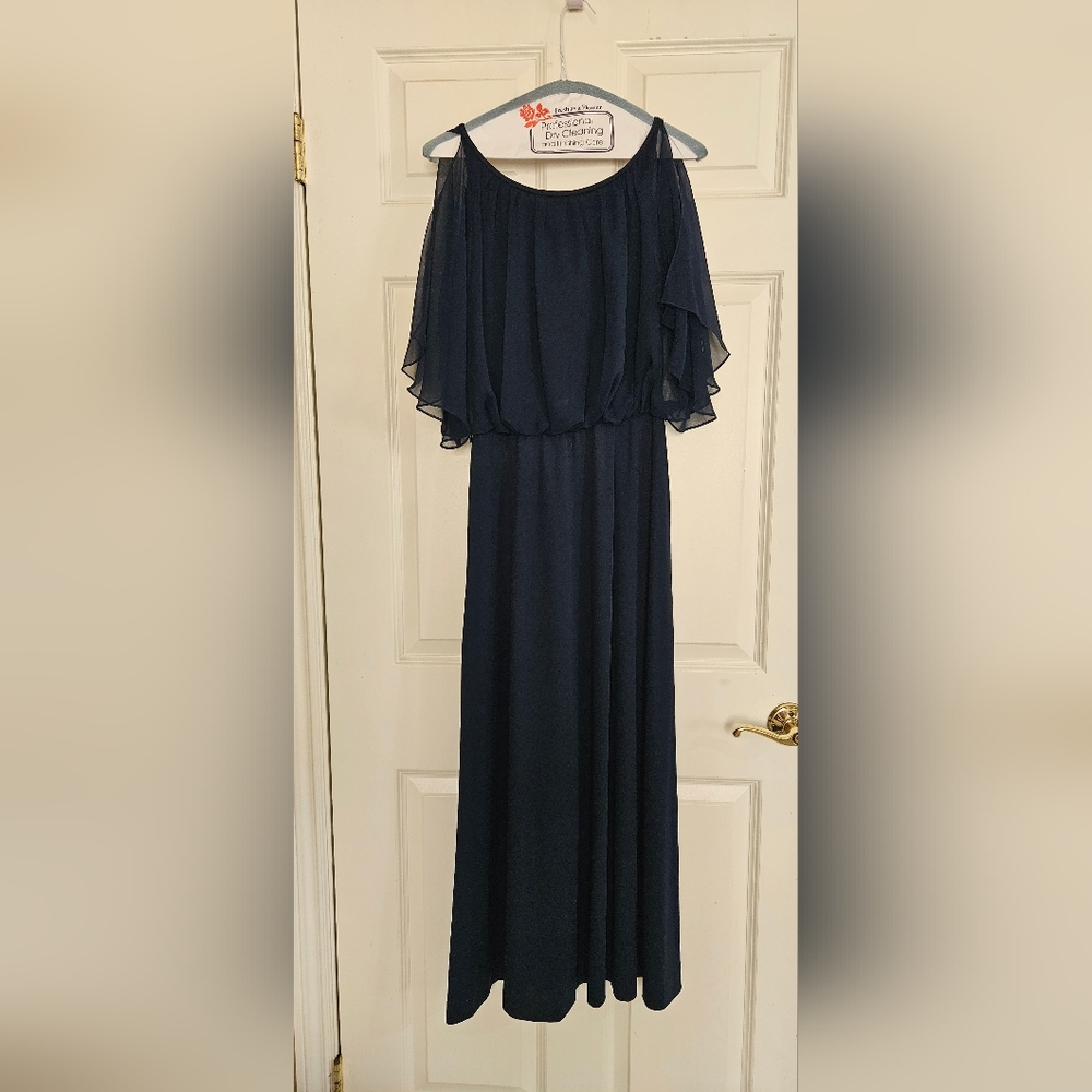 Navy evening dress
